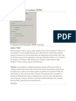 Configuración e Instalación del emulador WINE EN LA CANAIMA