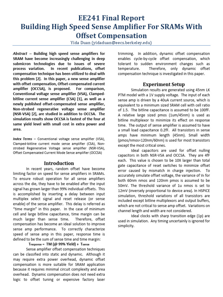 Eetop - CN HighSpeed SA Report | PDF | Amplifier | Mosfet