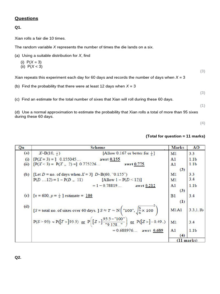 Normal Distribution PPQ | PDF | Normal Distribution | Standard Deviation