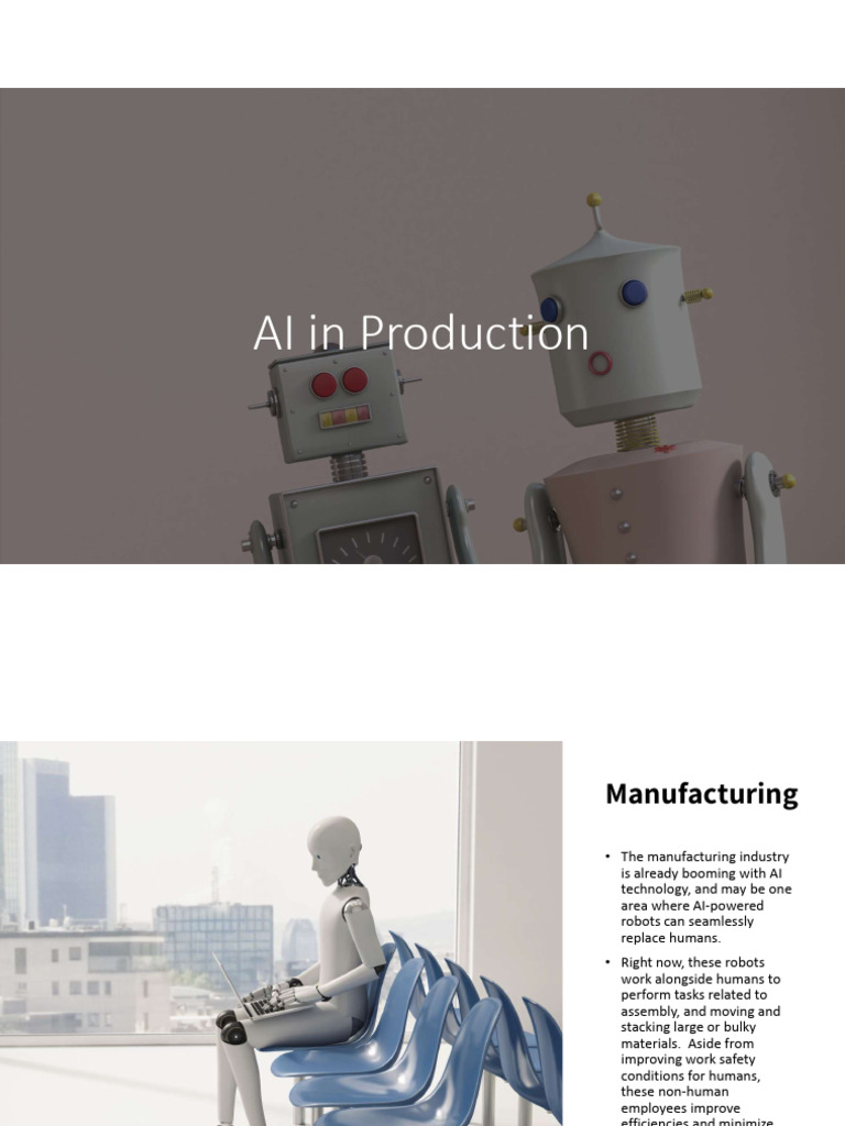 AI in Production | PDF | Artificial Intelligence | Intelligence (AI ...