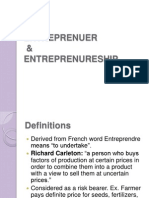 Entrepreneurship