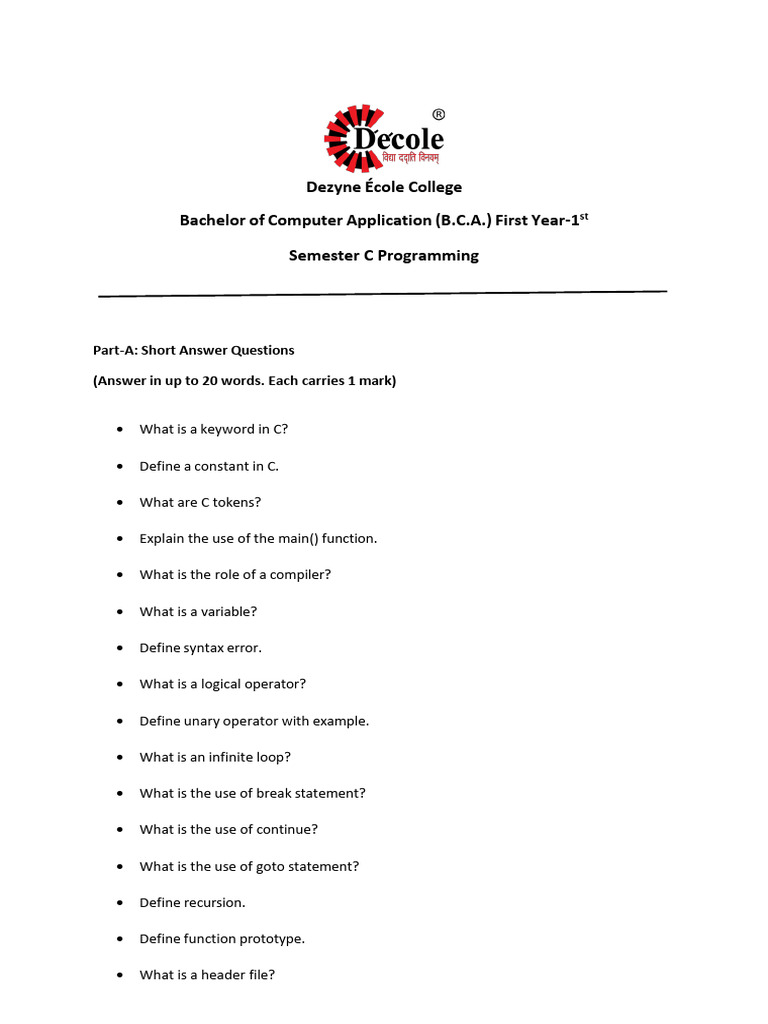 Question C | PDF | Pointer (Computer Programming) | Computer Program