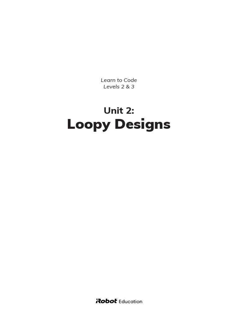 Learn to Code Levels 2 and 3 Curriculum Book Unit2 | PDF | Rgb Color ...