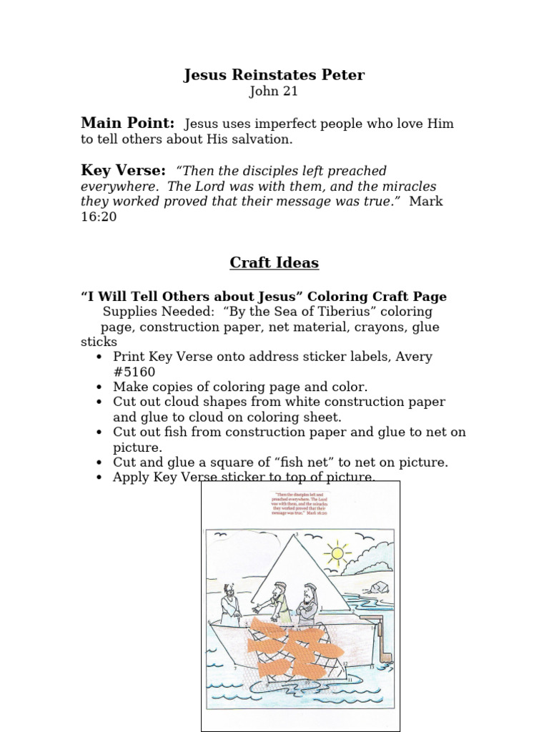 Jesus Reinstates Peter (4) | PDF