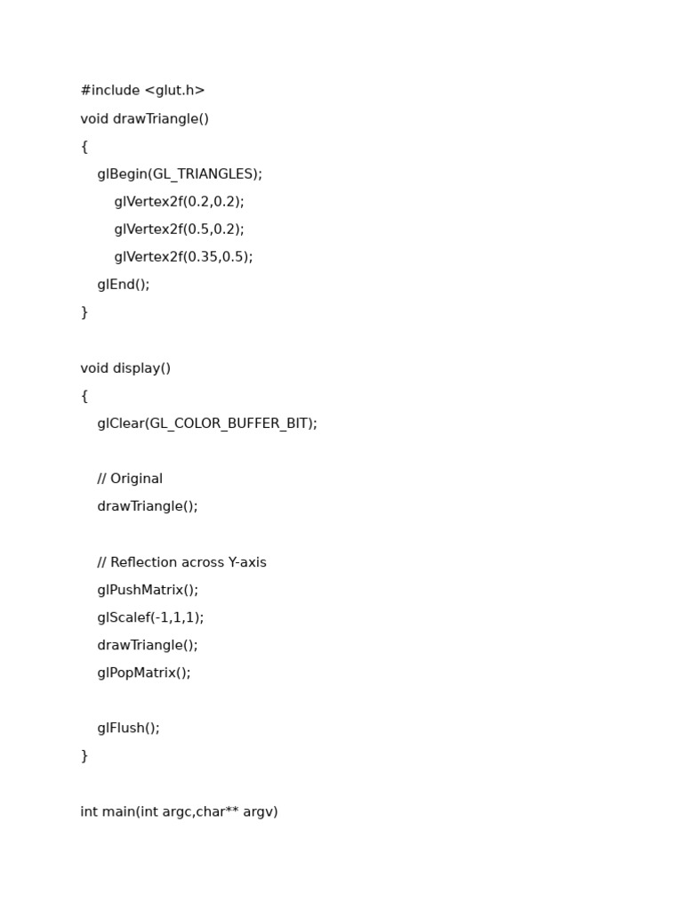 2D Simple Reflection | PDF