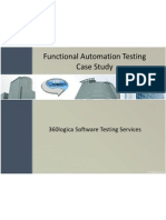 Functional Automation Testing Case Study: 360logica Software Testing Services