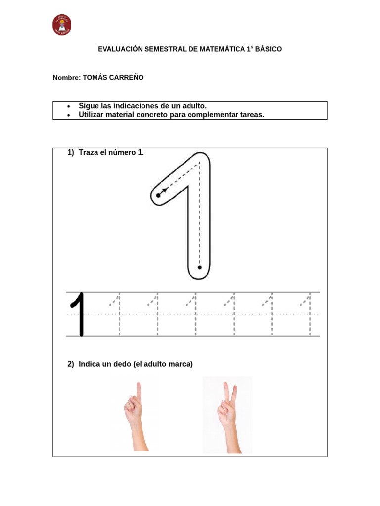 Evaluación Semestral Florencias y Renata | PDF