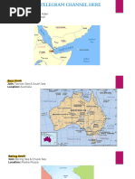 Major Straits of the World Map | PDF | Earth Sciences | Geography