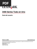 Manual Lexmark x3470