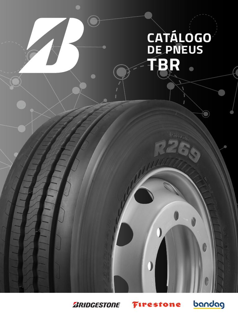 x Catálogo Tbr - Bridgestone | PDF | Eixo | Pneu