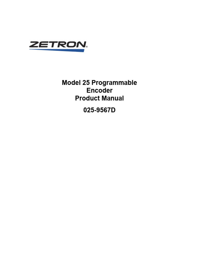 Model 25 Paging Encoder | PDF | Computer Keyboard | Computing