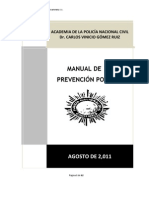 Manual de La Prevencion Policial Guatemalteca