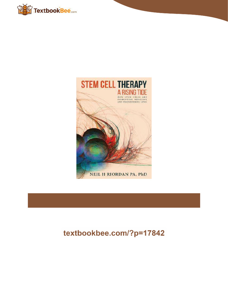 Read The Stem Cell Therapy A Rising Tide How Stem Cells Are Disrupting ...