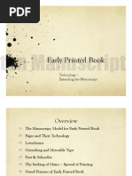 Early Printed Book