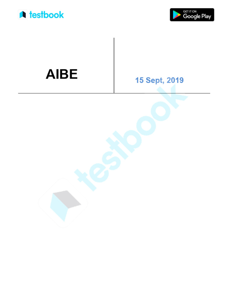 AIBE Official Paper (Held on 15 Sep 2019) 63fef00f98cccaf91a2067f8 ...