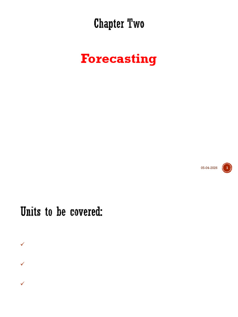 13 IMEE PPT Chapter 2 Forecasting | PDF | Forecasting | Errors And ...