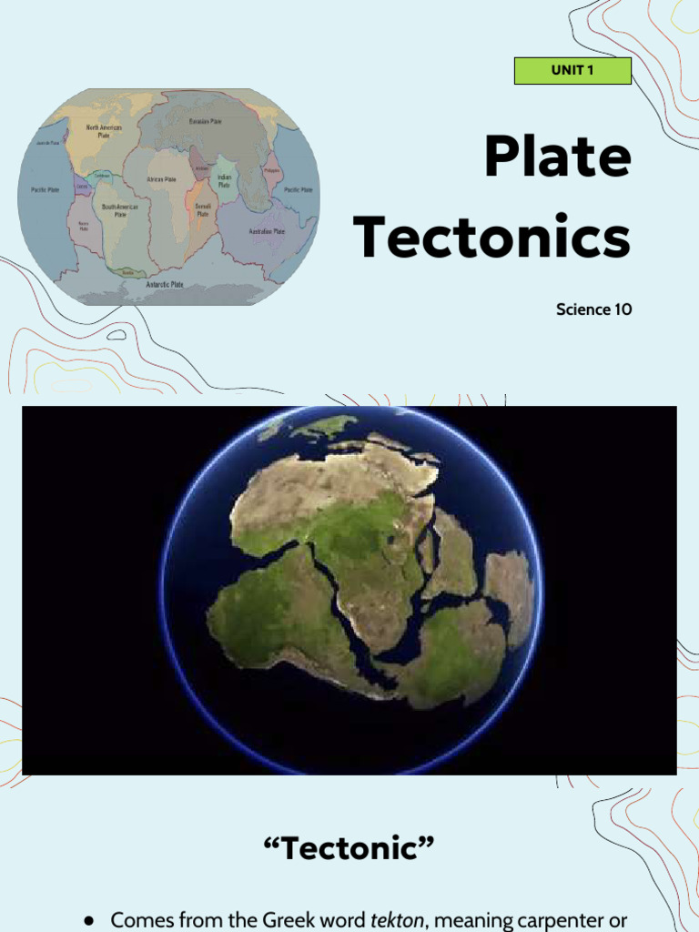 Unit-1-Lesson-1-Tectonic-Plates | PDF | Plate Tectonics | Volcano