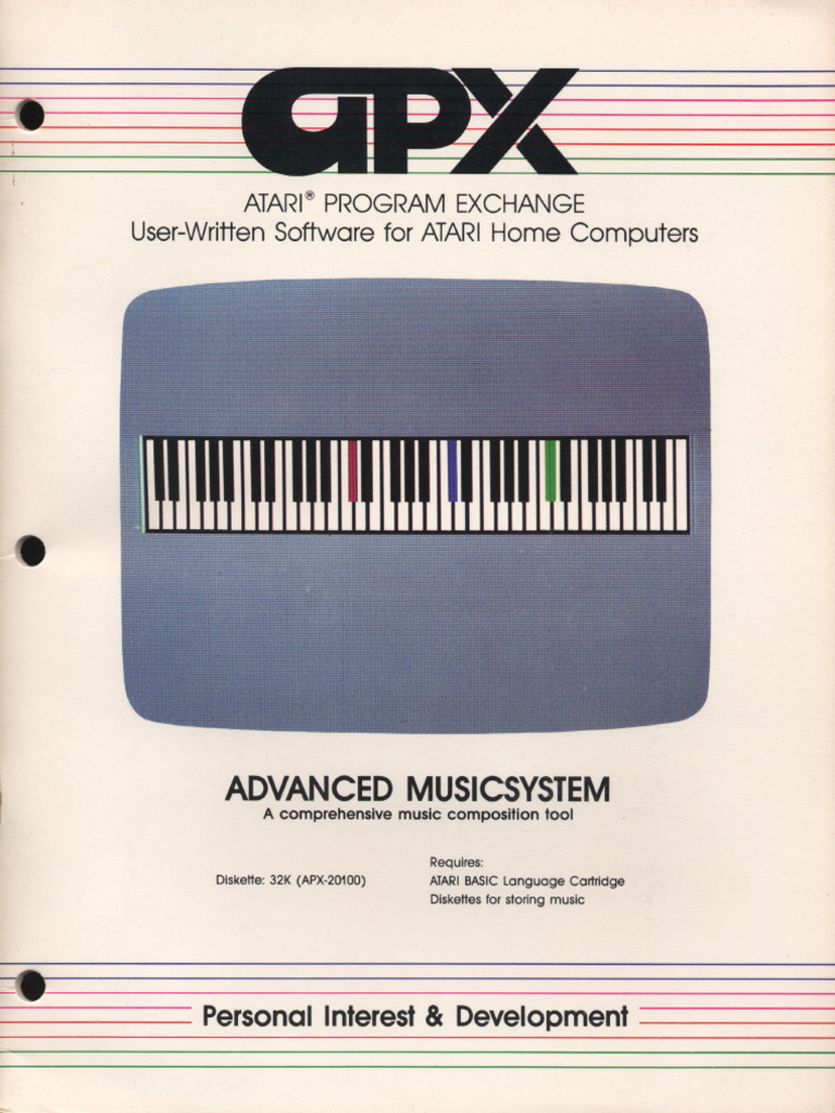 Atari-Advanced Music System | PDF | Interval (Music) | Scale (Music)