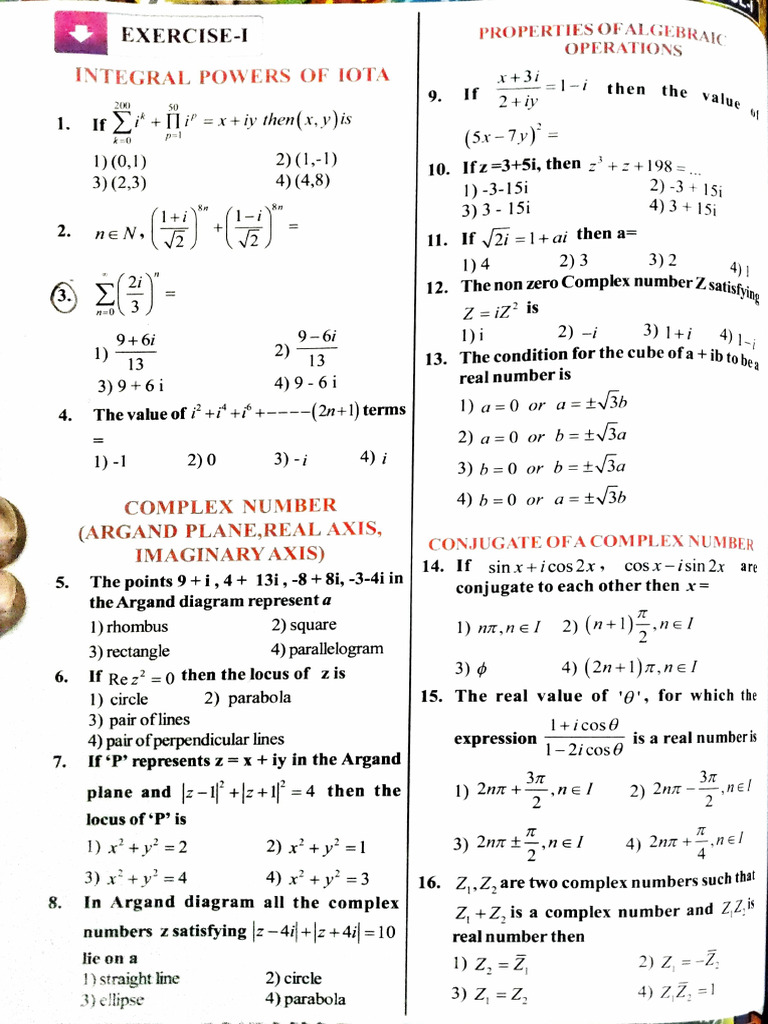 Complex Numbers PDF | PDF