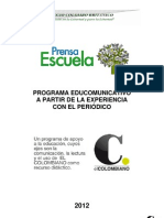 Programa Prensa Escuela CCB 2012