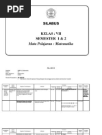 Download SILABUS MATEMATIKA KELAS 7 by Hadi Setyo Nugroho SN102702040 doc pdf