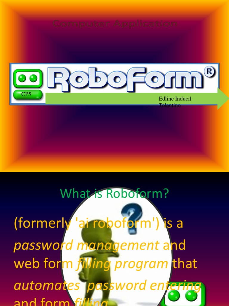 Roboform: A Guide to Form Filling | PDF
