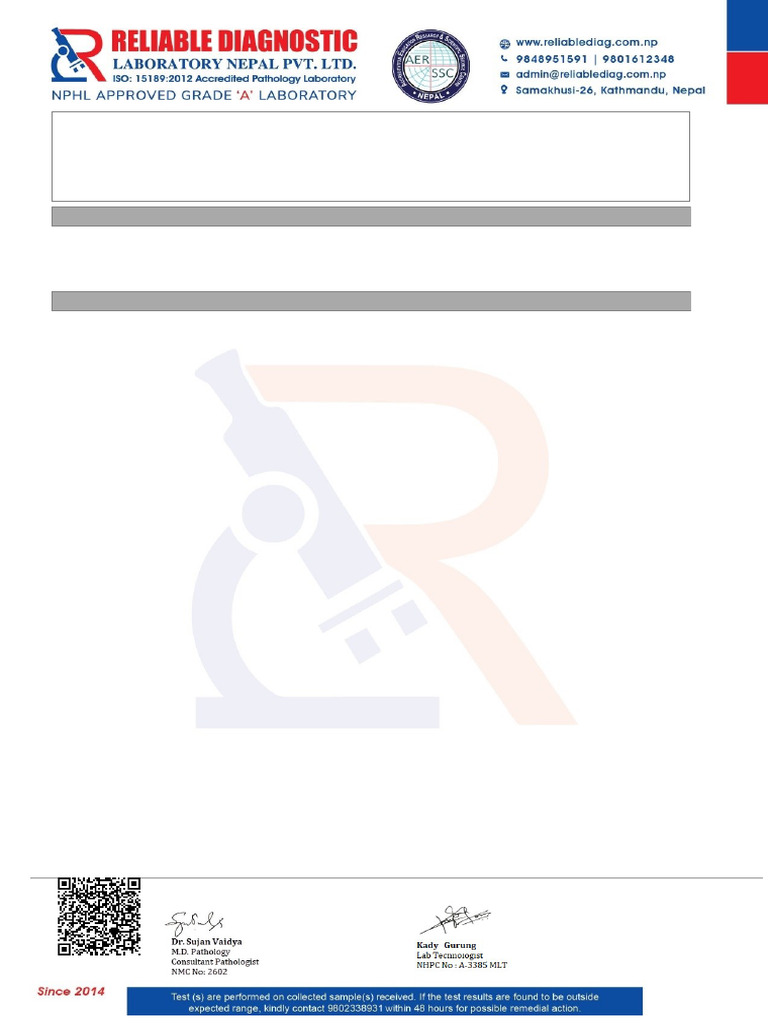labreportnew (53) | PDF | Hematology | Clinical Medicine