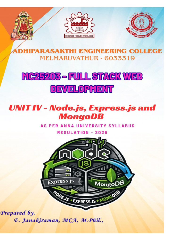 Full stack web development | PDF | Information Technology | Computing