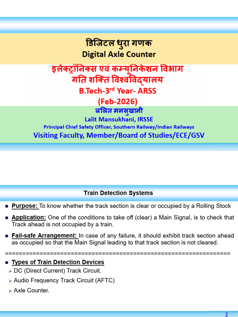v2 Lalit Mansukhani Feb-26 202602 - SSDAC MSDAC Axle Counter | PDF ...