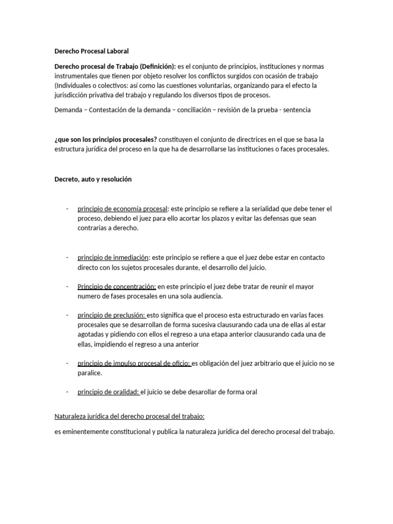Derecho Procesal Laboral 2019 | PDF | Ley procesal | Demanda judicial