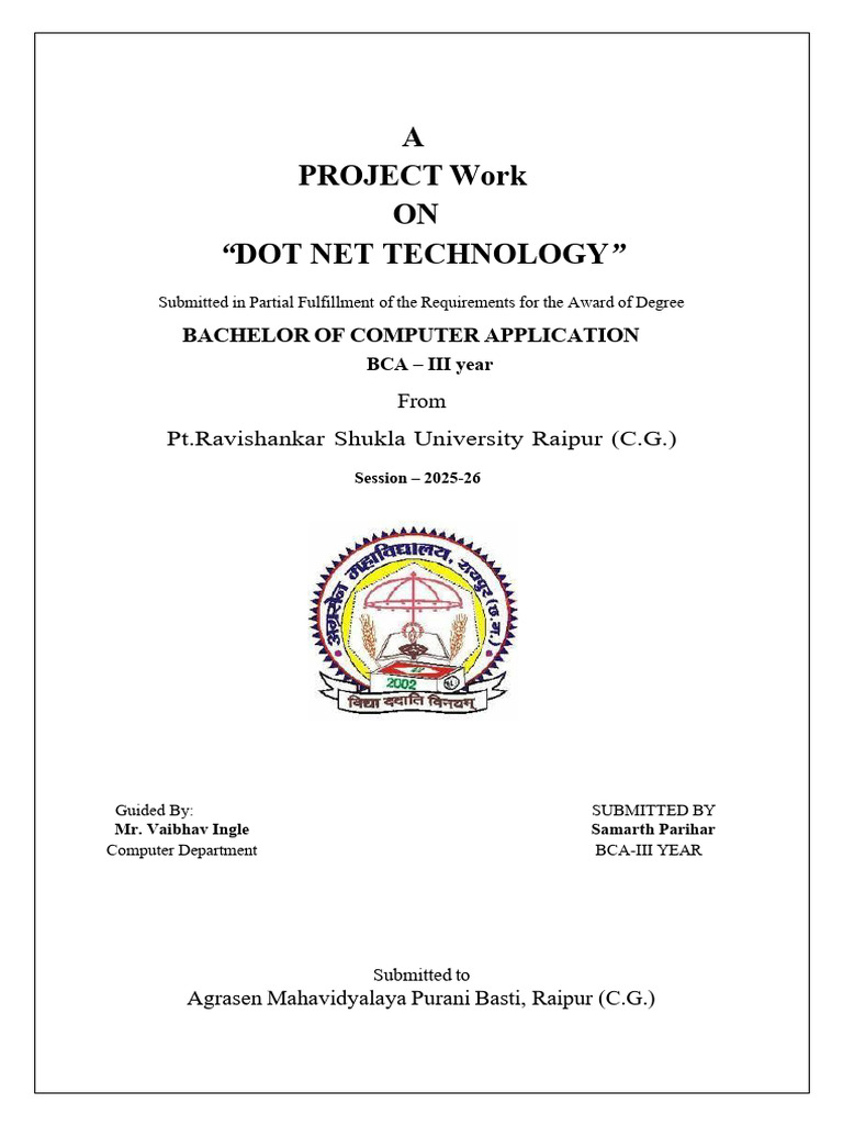 dot net sam 1 | PDF