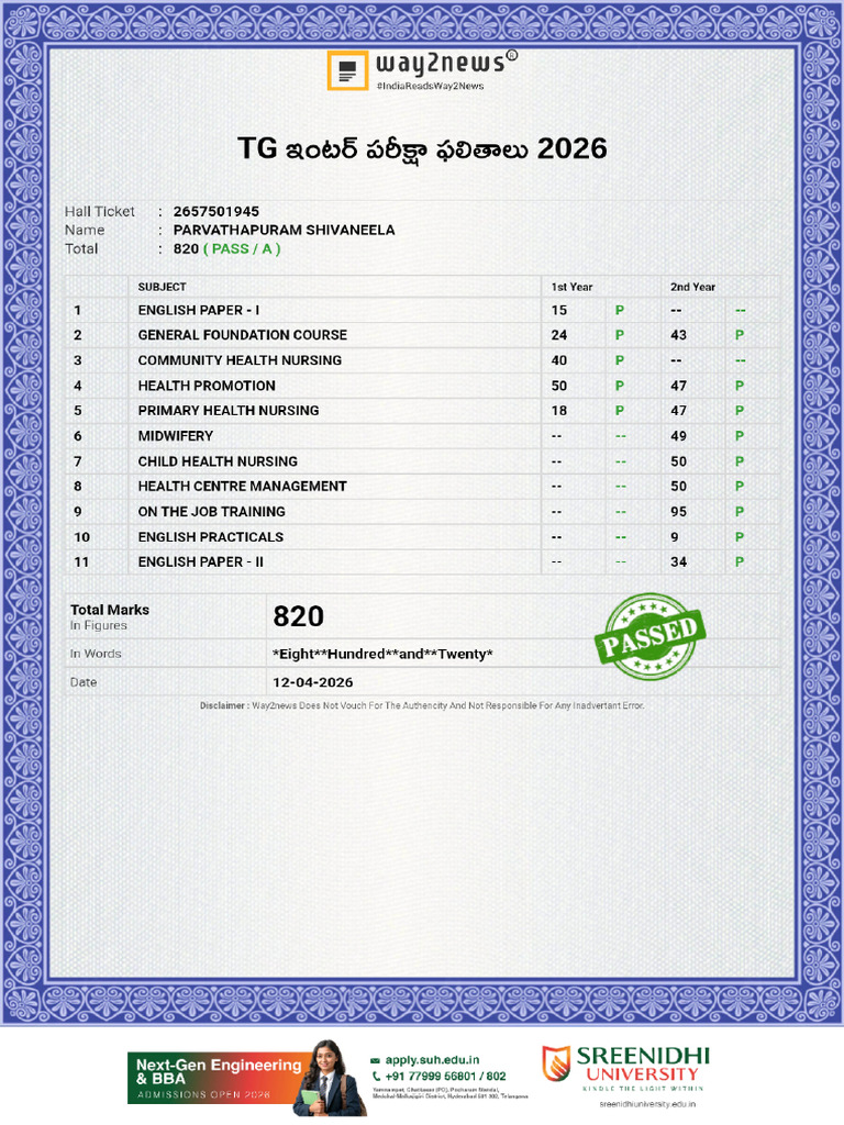 2657501945 Tg Inter Marks Memo | PDF