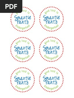 Good Luck Smartie Pants | PDF