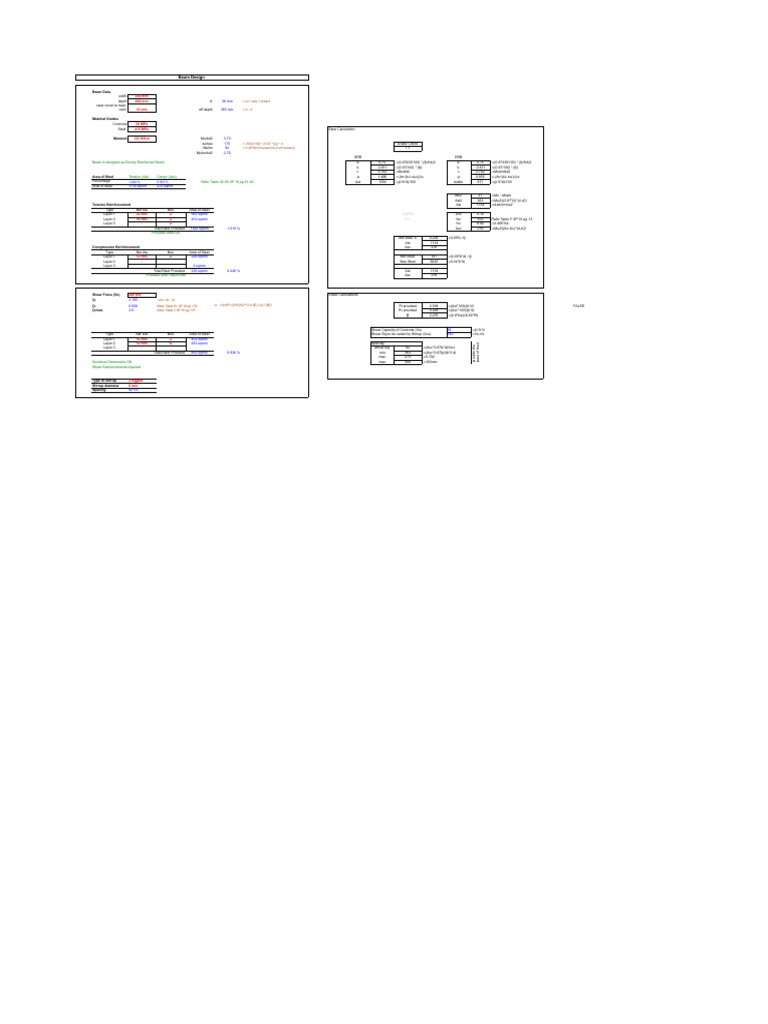 RCC Design | PDF | Beam (Structure) | Applied And Interdisciplinary Physics