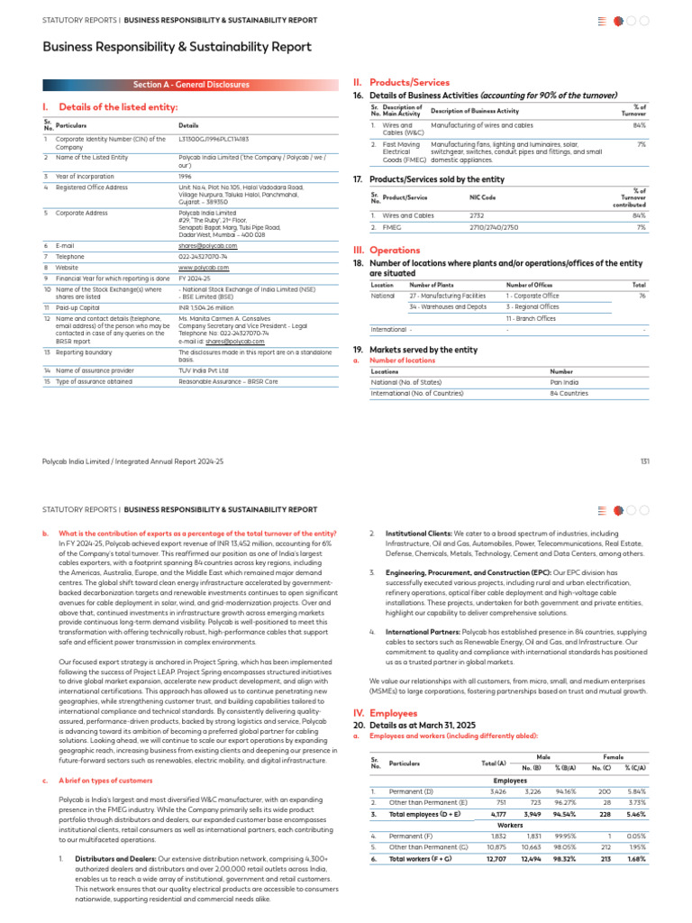 Statutory Report | PDF | Sustainability | Climate Change Mitigation