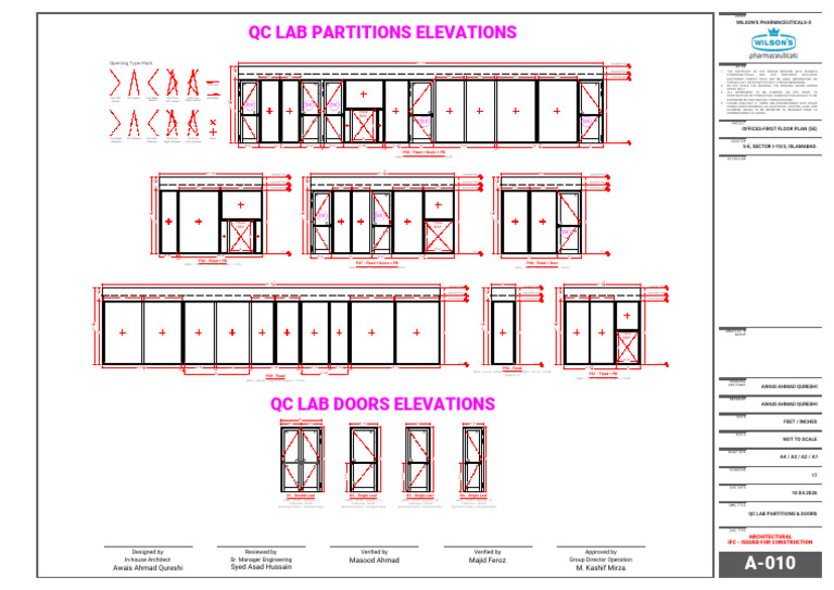 10-QC Lab Partitions & Doors | PDF