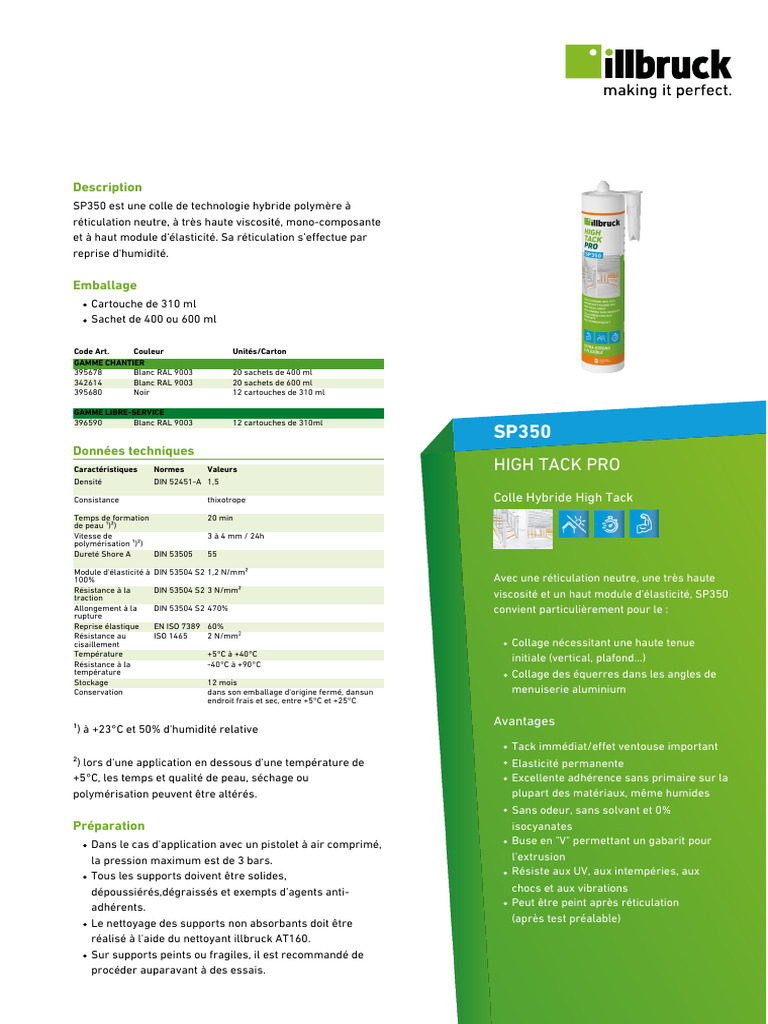 SP350 Fiche Technique | PDF | Élasticité (Physique) | Matériaux