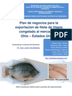 Plan de Negocios para Venta de Filete de Tilapia A Ohio EEUU