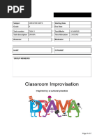 GCSE Drama Devising Log Guide | PDF | Psychology | Psychological Concepts