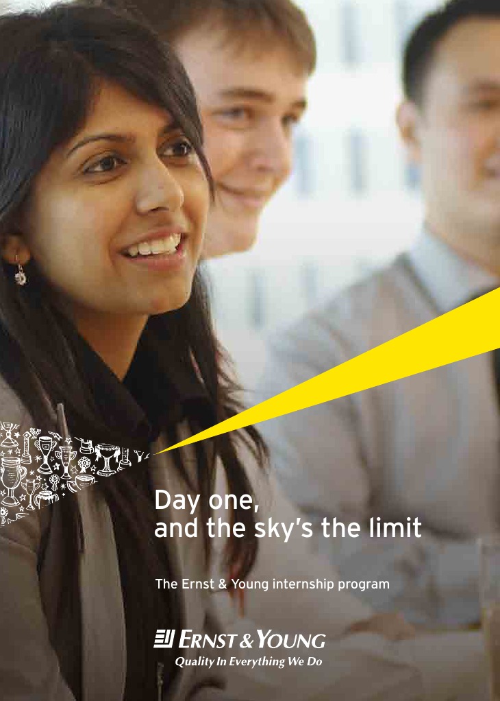 Ernst & Young Internship Brochure PDF Internship Job Hunting