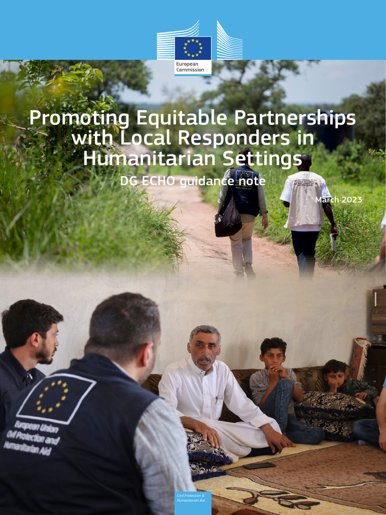 DG ECHO_ Guidance Note - Promoting Equitable Partnerships With Local ...
