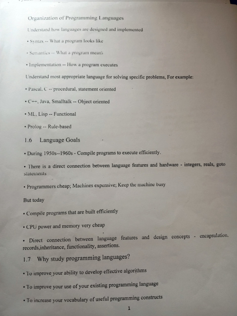 CSC 317 - Additional Notes | PDF