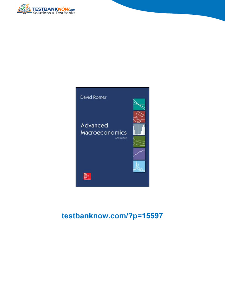 Solution Manual for Advanced Macroeconomics, 5th Edition David Romer ...