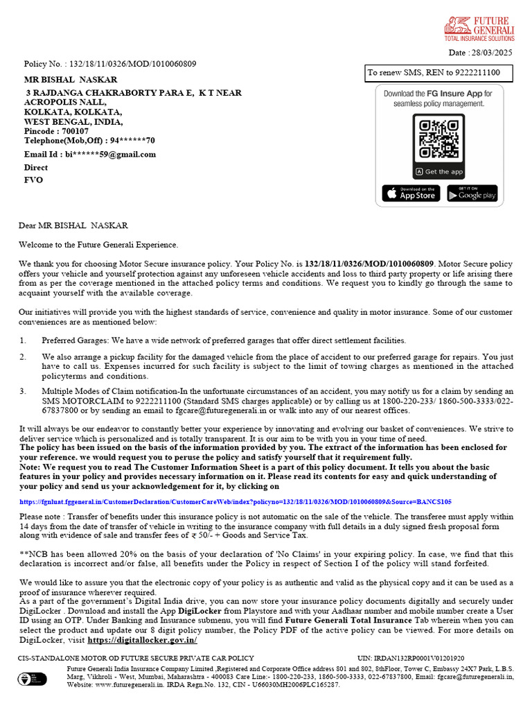 policy-132_18_11_0326_MOD_1010060809 (1) | PDF | Deductible | Insurance