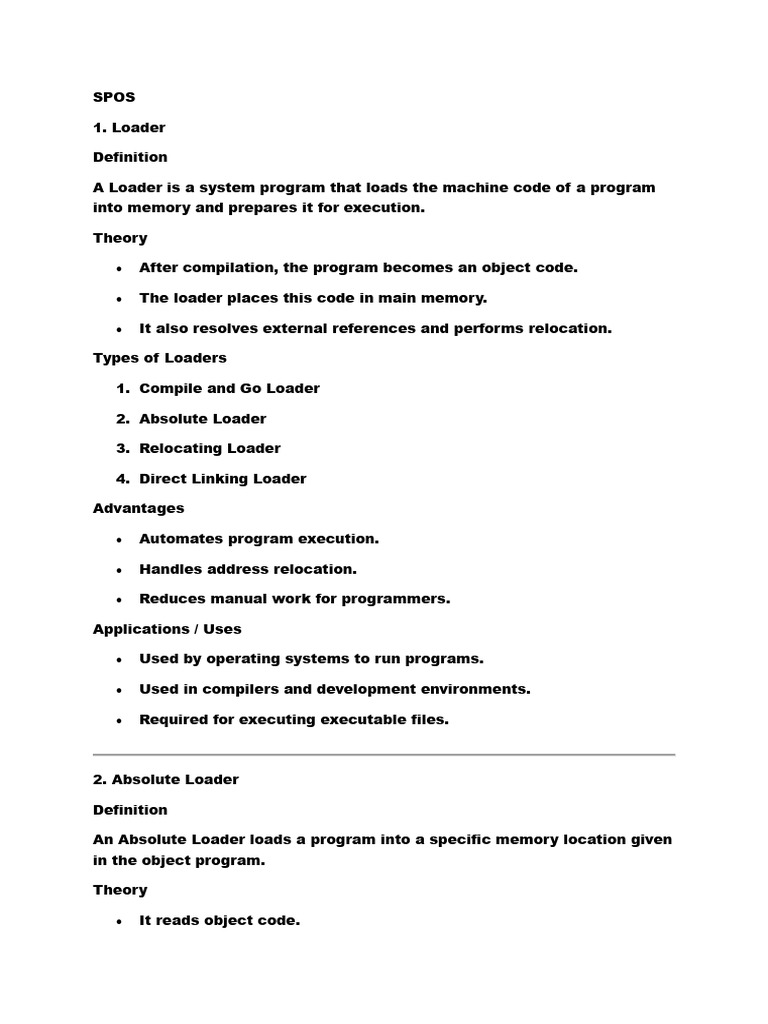 Spos Notes 2 | PDF