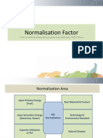 Normalisation Factor: To Be Considered During Measurement and Verification (M&V) Phase