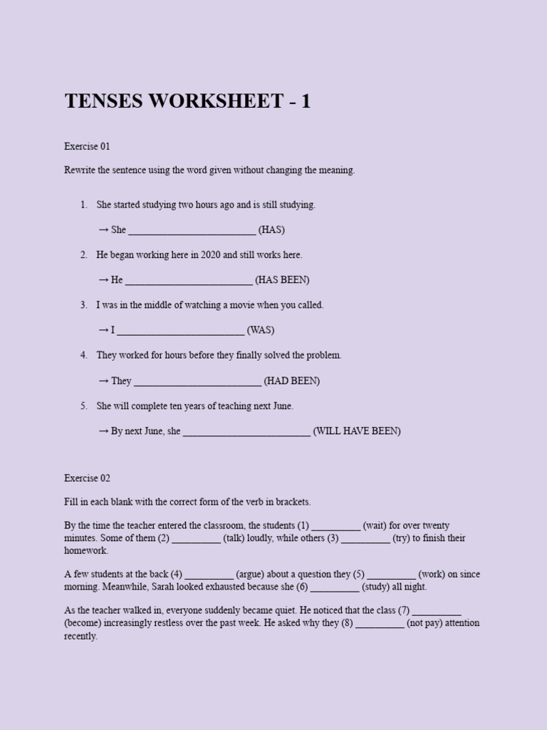 Worksheet - 1 | PDF
