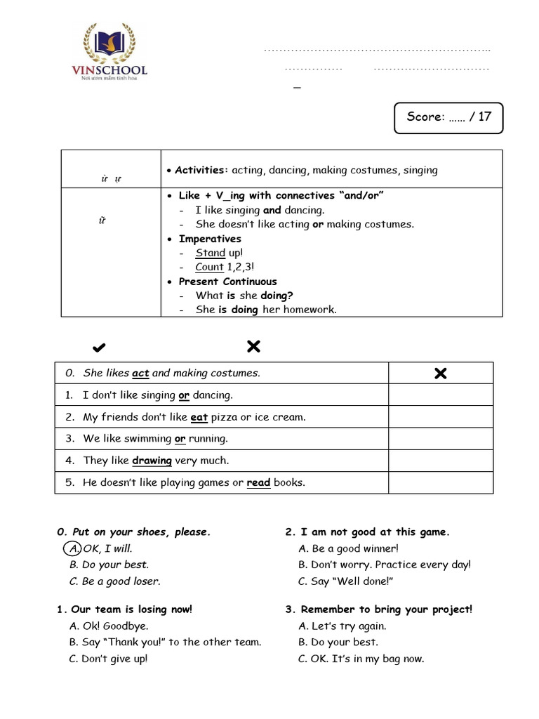 S3 W3 U1 3 Worksheet | PDF