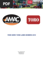 Download Zero Turn Mowers From TOROs 2012 Range by AMAC_Equipment SN102722291 doc pdf