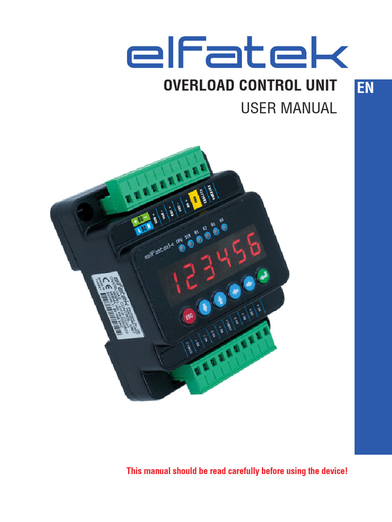 Single Input Overload Indicator User Manual | PDF | Electronics ...